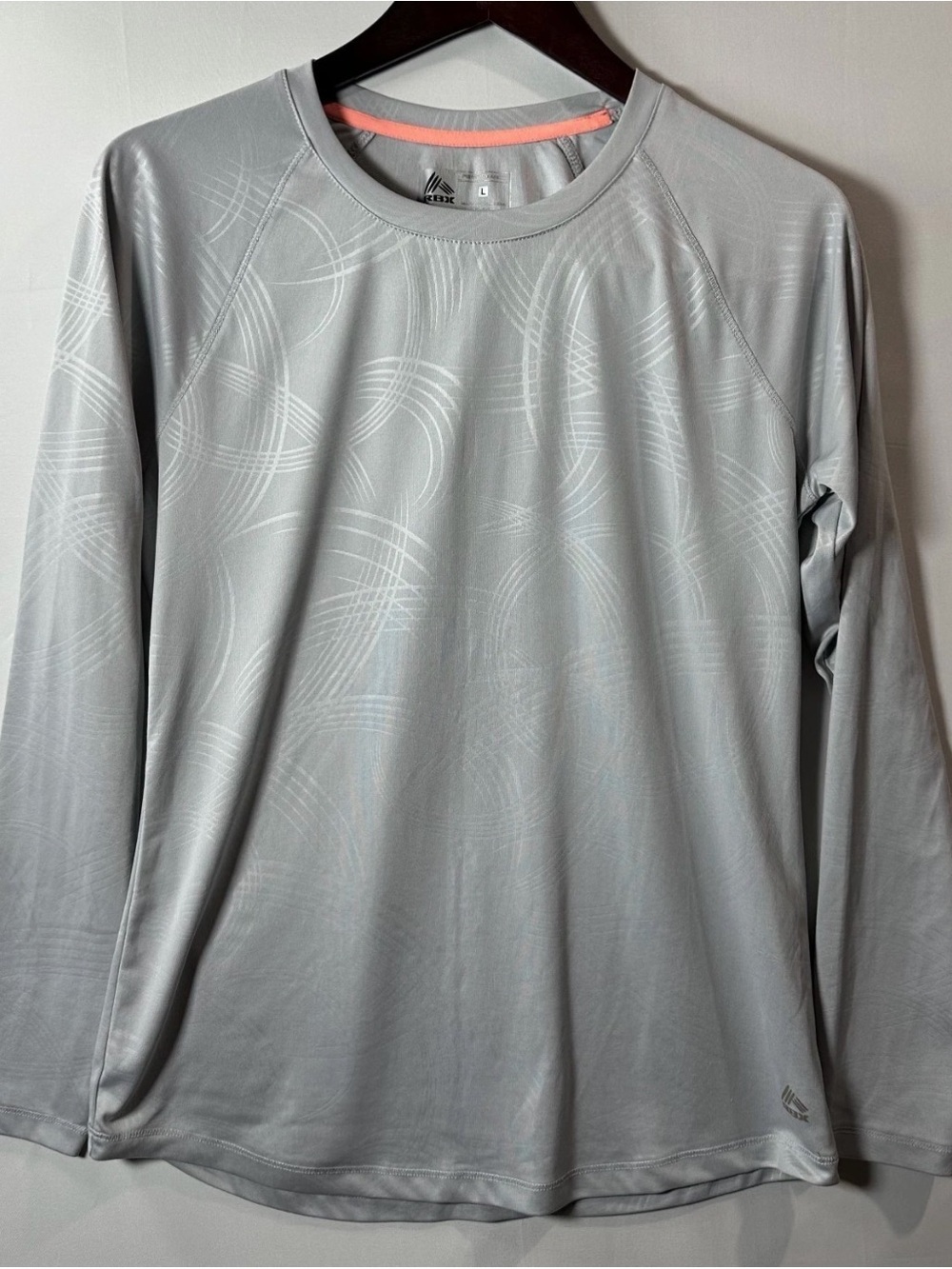 RBX Light Gray Long Sleeve Performance Shirt – Size L